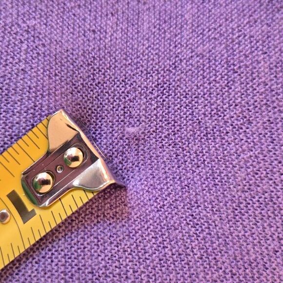 Eileen Fisher Womens 100% Merino Wool Hi-low Hem Pullover Sweater Purple Small - Picture 11 of 12